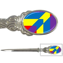 Colorful Red Yellow Blue Purple Letter Opener by Grandong