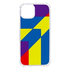 Colorful Red Yellow Blue Purple Iphone 14 Tpu Uv Print Case