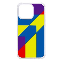 Colorful Red Yellow Blue Purple Iphone 13 Pro Tpu Uv Print Case