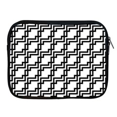 Pattern Monochrome Repeat Apple Ipad 2/3/4 Zipper Cases by Apen