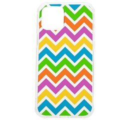 Chevron Pattern Design Texture Iphone 12 Pro Max Tpu Uv Print Case by Apen