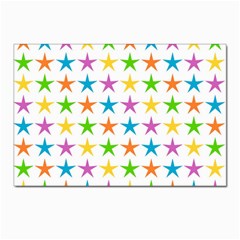 Star Pattern Design Decoration Postcard 4 x 6  (pkg Of 10) by Apen