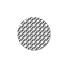 Diagonal Stripe Pattern Golf Ball Marker (4 Pack) by Apen