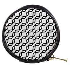 Diagonal Stripe Pattern Mini Makeup Bag by Apen