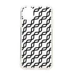 Diagonal Stripe Pattern Iphone 11 Tpu Uv Print Case by Apen