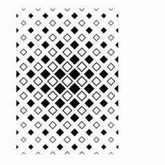 Square Diagonal Pattern Monochrome Large Garden Flag (two Sides) by Apen
