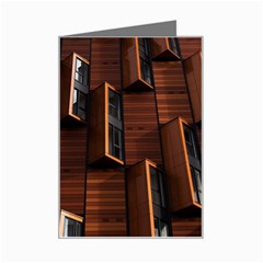 Abstract Architecture Building Business Mini Greeting Card