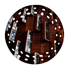 Abstract Architecture Building Business Ornament (Round Filigree)