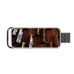 Abstract Architecture Building Business Portable Usb Flash (one Side) by Amaryn4rt