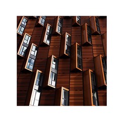 Abstract Architecture Building Business Square Satin Scarf (30  x 30 )