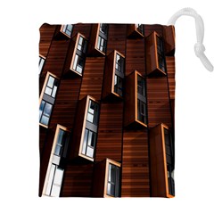 Abstract Architecture Building Business Drawstring Pouch (4xl) by Amaryn4rt