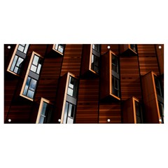 Abstract Architecture Building Business Banner and Sign 8  x 4 