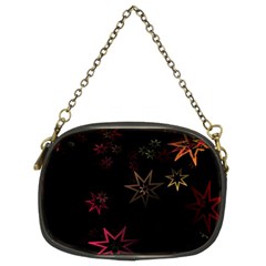 Christmas Background Motif Star Chain Purse (two Sides) by Amaryn4rt