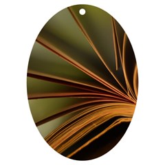 Book Screen Climate Mood Range Uv Print Acrylic Ornament Oval by Amaryn4rt