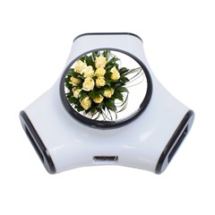 Bouquet Flowers Roses Decoration 3-port Usb Hub by Amaryn4rt