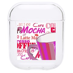 Coffee Cup Lettering Coffee Cup Hard Pc Airpods 1/2 Case by Amaryn4rt