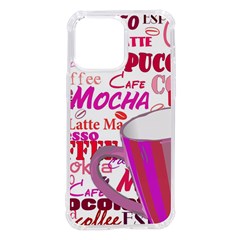 Coffee Cup Lettering Coffee Cup Iphone 14 Pro Max Tpu Uv Print Case by Amaryn4rt
