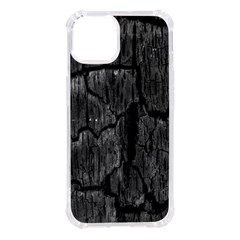 Coal Charred Tree Pore Black Iphone 14 Tpu Uv Print Case by Amaryn4rt