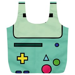 Adventure Time Beemo Bmo Illustration Cartoons Full Print Recycle Bag (xl)