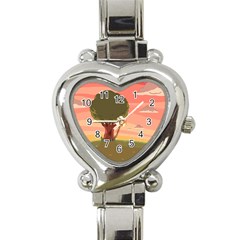 Cartoon Network Adventure Time Heart Italian Charm Watch