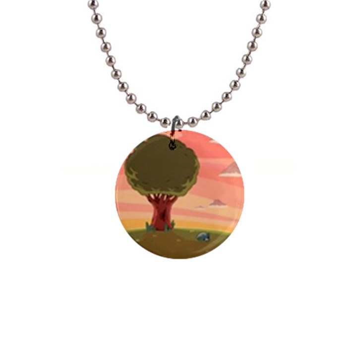 Cartoon Network Adventure Time 1  Button Necklace