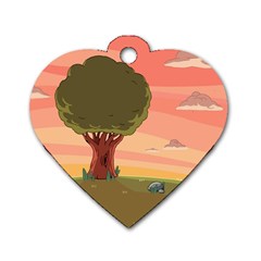 Cartoon Network Adventure Time Dog Tag Heart (one Side)