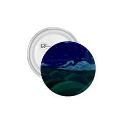 Adventure Time Cartoon Night Green Color Sky Nature 1 75  Buttons by Sarkoni