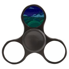 Adventure Time Cartoon Night Green Color Sky Nature Finger Spinner