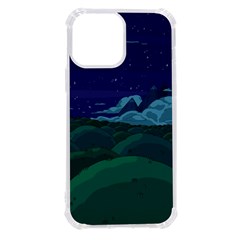 Adventure Time Cartoon Night Green Color Sky Nature iPhone 13 Pro Max TPU UV Print Case