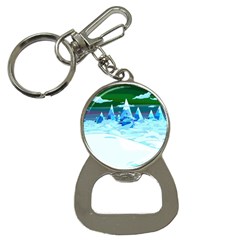 Frost Mountains Illustration Adventure Time Fantasy Art Landscape Bottle Opener Key Chain