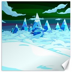 Frost Mountains Illustration Adventure Time Fantasy Art Landscape Canvas 20  X 20 