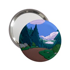 Adventure Time Cartoon Pathway 2 25  Handbag Mirrors by Sarkoni