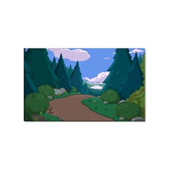 Adventure Time Cartoon Pathway Sticker Rectangular (10 Pack) by Sarkoni