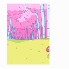 Red Mushroom Animation Adventure Time Cartoon Multi Colored Large Garden Flag (two Sides)