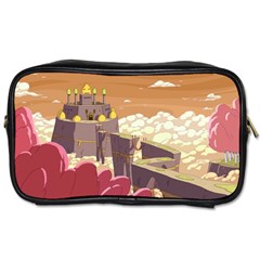 Animated Castle Illustration Adventure Time Cartoon Nature Toiletries Bag (two Sides)