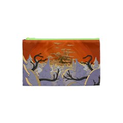 Adventure Time Cartoon Landscape Trees Cosmetic Bag (xs) by Sarkoni