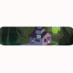 Purple House Cartoon Character Adventure Time Architecture Large Bar Mat