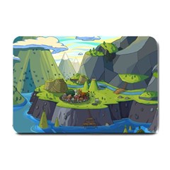 Cartoon Network Mountains Landscapes Seas Illustrations Adventure Time Rivers Small Doormat