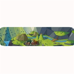 Cartoon Network Mountains Landscapes Seas Illustrations Adventure Time Rivers Large Bar Mat