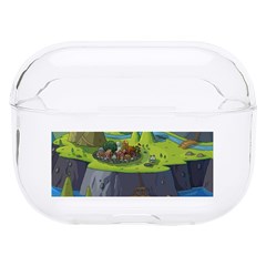 Cartoon Network Mountains Landscapes Seas Illustrations Adventure Time Rivers Hard Pc Airpods Pro Case