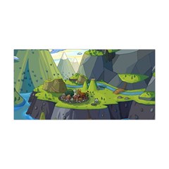 Cartoon Network Mountains Landscapes Seas Illustrations Adventure Time Rivers Yoga Headband