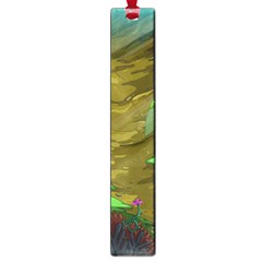 Green Pine Trees Wallpaper Adventure Time Cartoon Green Color Large Book Marks