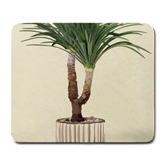 Tree Vector Art In A Flower Pot Large Mousepad by Sarkoni