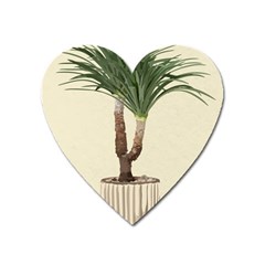 Tree Vector Art In A Flower Pot Heart Magnet by Sarkoni