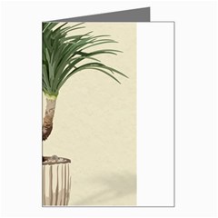 Tree Vector Art In A Flower Pot Greeting Card