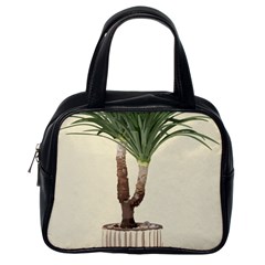 Tree Vector Art In A Flower Pot Classic Handbag (one Side)