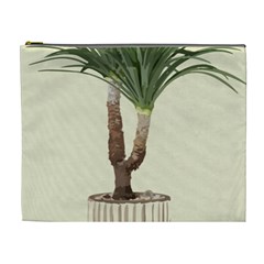 Tree Vector Art In A Flower Pot Cosmetic Bag (xl)