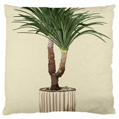 Tree Vector Art In A Flower Pot Standard Premium Plush Fleece Cushion Case (one Side)