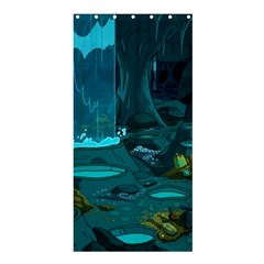 Waterfalls Wallpaper Adventure Time Shower Curtain 36  X 72  (stall) 