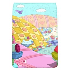 Pillows And Vegetable Field Illustration Adventure Time Cartoon Removable Flap Cover (l) by Sarkoni